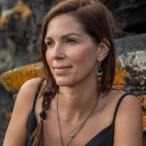 Colgante Paisajes con cadena